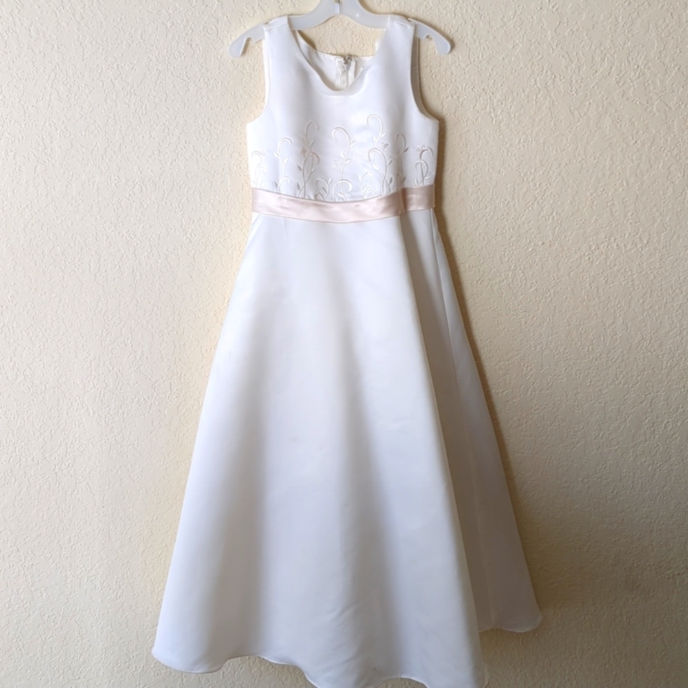 Ivory flower girl dress